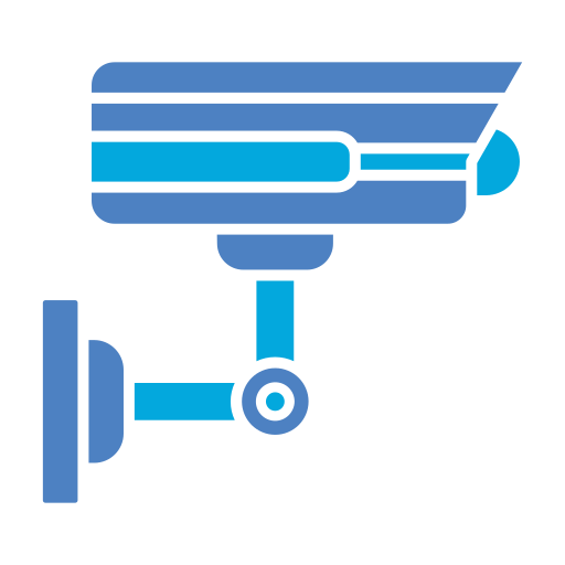 beveiligingscamera Generic Blue icoon