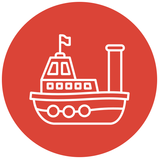 zabawka łódź Generic Flat ikona