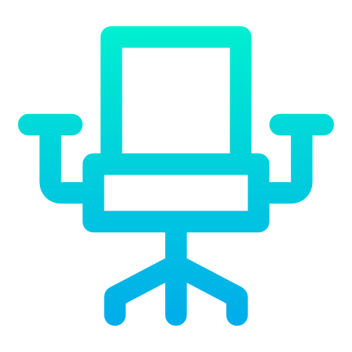 Desk chair Kiranshastry Gradient icon