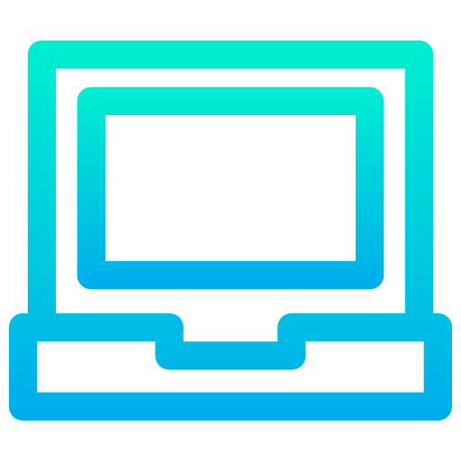 laptop Kiranshastry Gradient icon
