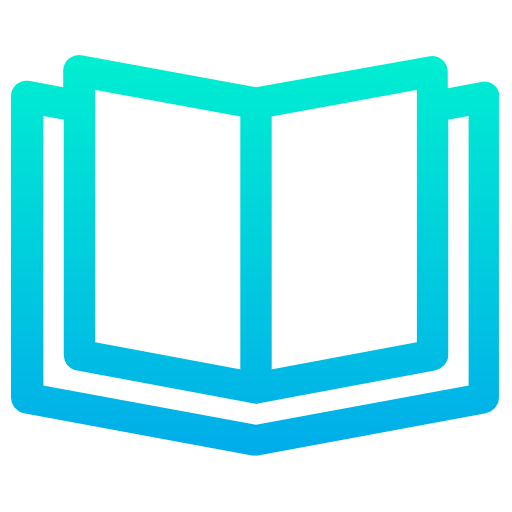 offenes buch Kiranshastry Gradient icon