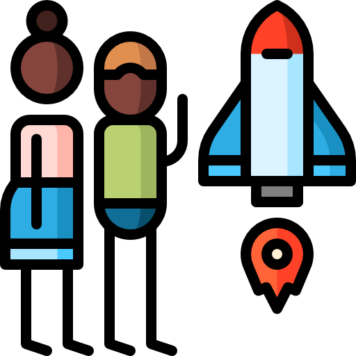 Launch Puppet Characters Lineal Color icon