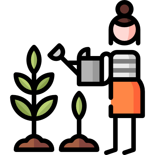 Gardener Puppet Characters Lineal Color icon