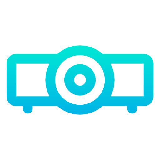 Projector Kiranshastry Gradient icon