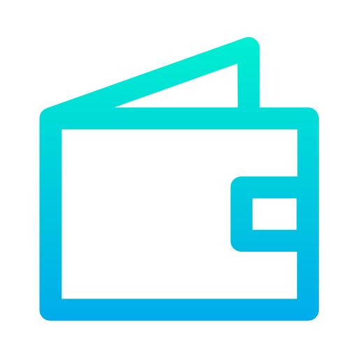 Wallet Kiranshastry Gradient icon