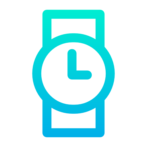 時計 Kiranshastry Gradient icon