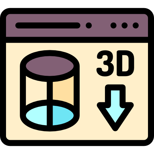 zylinder Detailed Rounded Lineal color icon