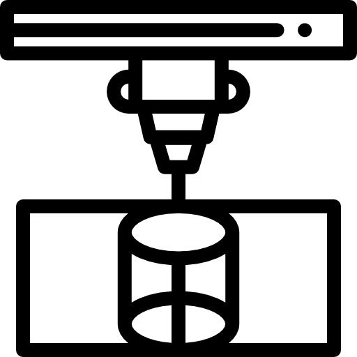 stampante 3d Detailed Rounded Lineal icona