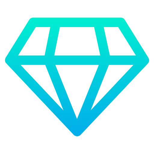 diamante Kiranshastry Gradient icono