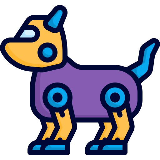 chien robot Generic Outline Color Icône
