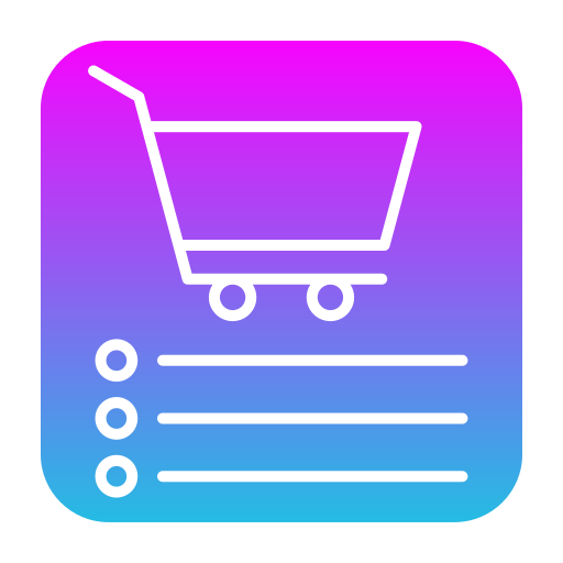 Shopping app Generic Flat Gradient icon