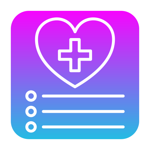 毎日の健康アプリ Generic Flat Gradient icon