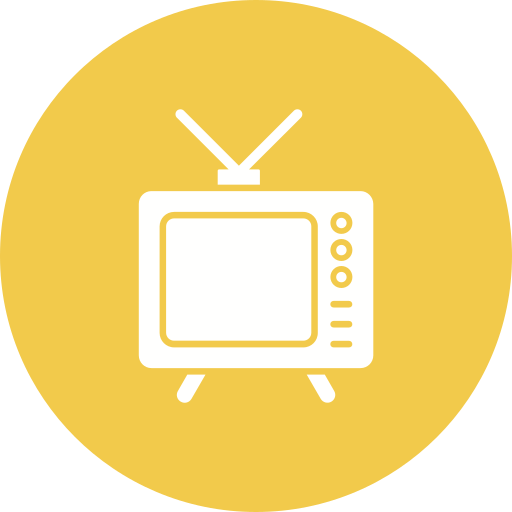 Tv Generic color fill icon