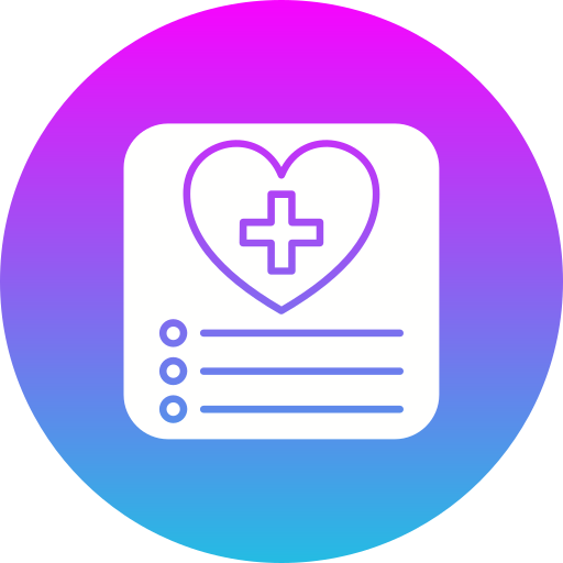 Daily health app Generic gradient fill icon