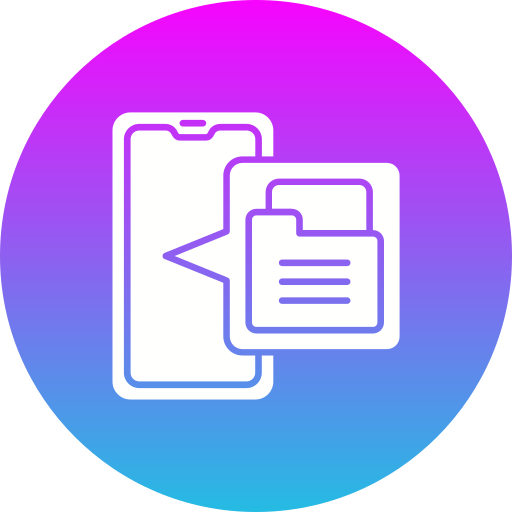 File management Generic Flat Gradient icon