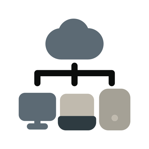 Cloud sharing Generic Flat icon