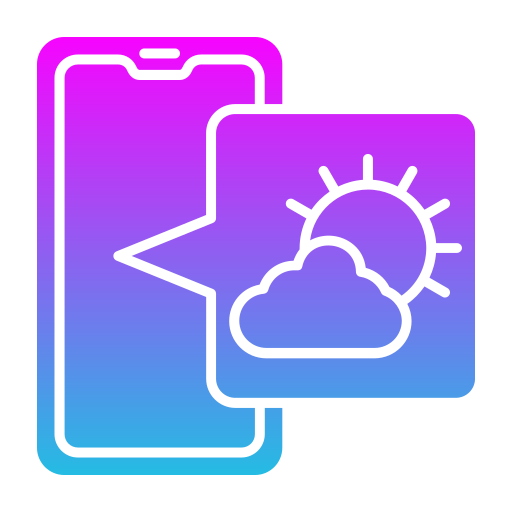 pogoda Generic Flat Gradient ikona
