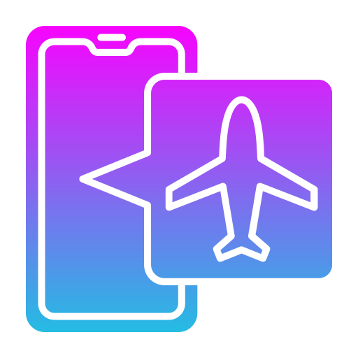 modalità aereo Generic Flat Gradient icona