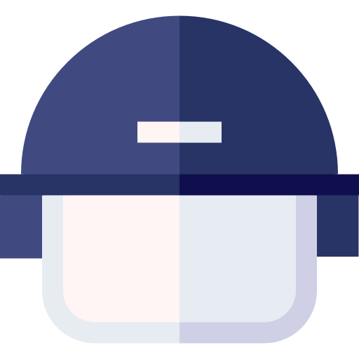 Полицейский шлем Basic Straight Flat иконка