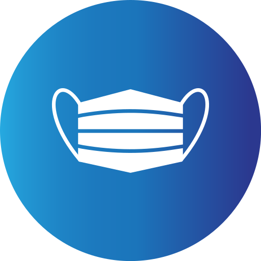의료용 마스크 Generic Blue icon