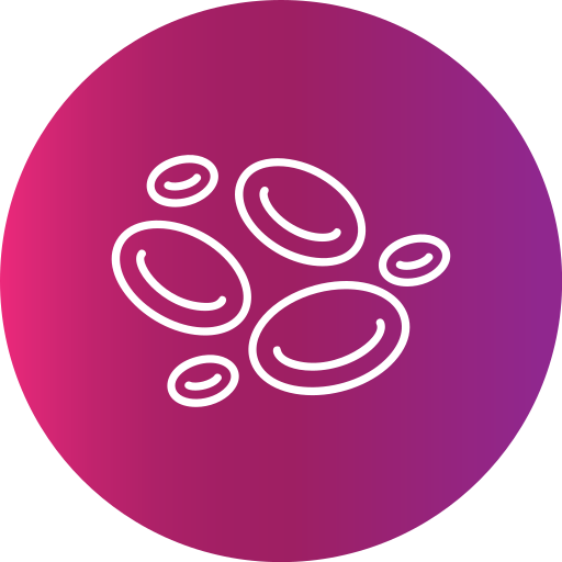 Red blood cells Generic Flat Gradient icon