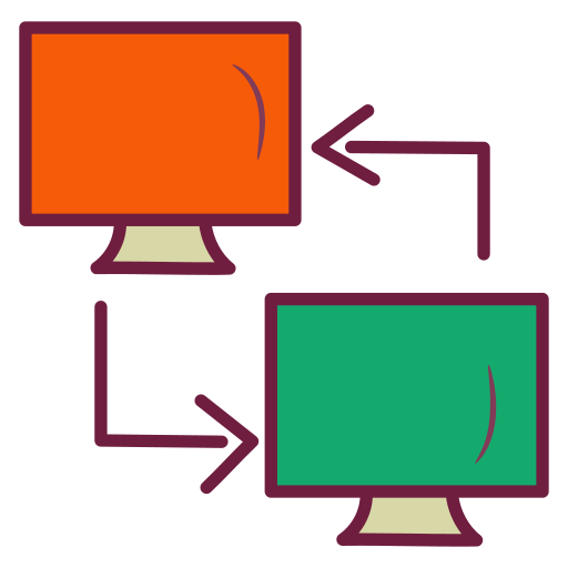monitor Generic Outline Color icon