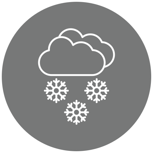 tempesta di neve Generic Flat icona