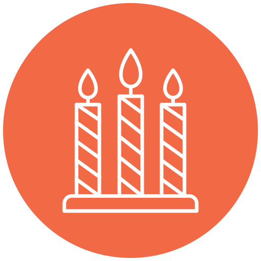Свеча на день рождения Generic Flat иконка
