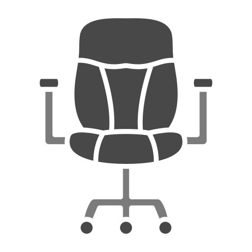 chaise de bureau Generic Grey Icône