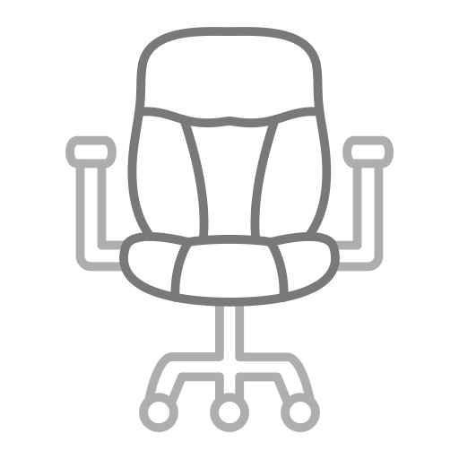 Office chair Generic Grey icon