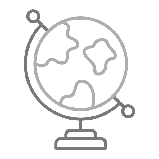 World Globe Generic Grey icon