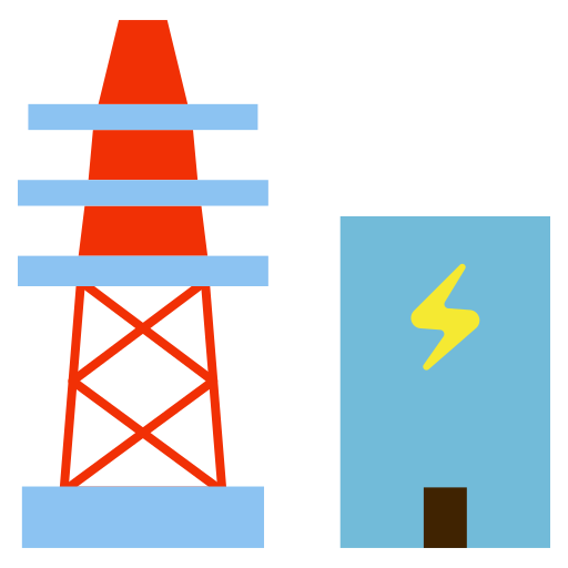 Electric Tower Generic Flat icon