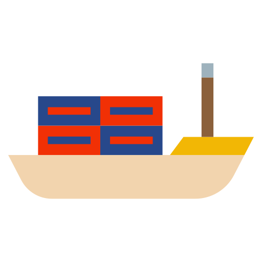 Container ship Generic Flat icon