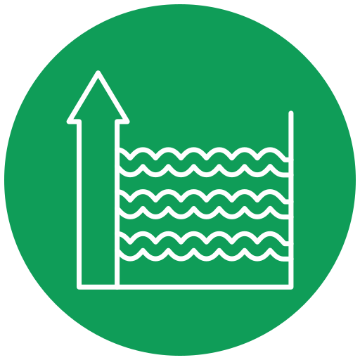 Sea level Generic Flat icon