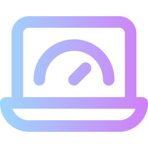 Laptop Super Basic Rounded Gradient icon