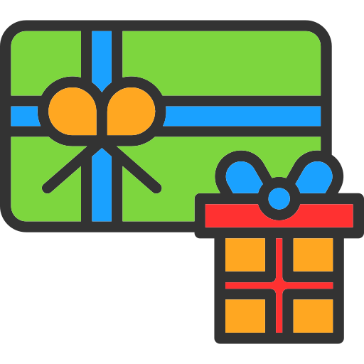 Gift card Generic Outline Color icon