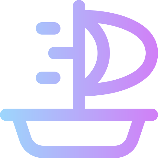 Ship Super Basic Rounded Gradient icon