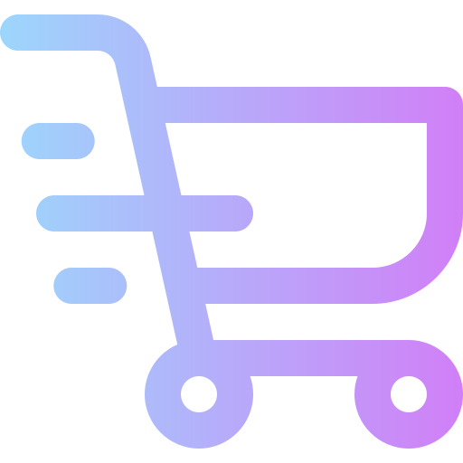 Shopping cart Super Basic Rounded Gradient icon