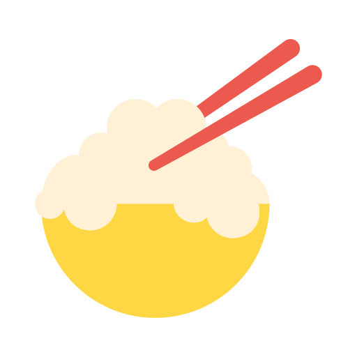 miska ryżu Generic Flat ikona