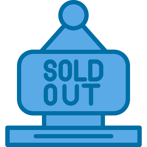 Sold out Generic Blue icon