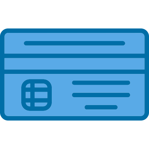 kreditkarte Generic Blue icon