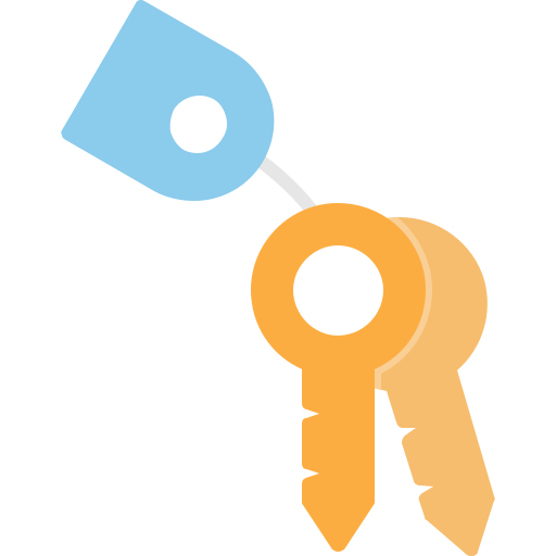 sleutels Generic Flat icoon