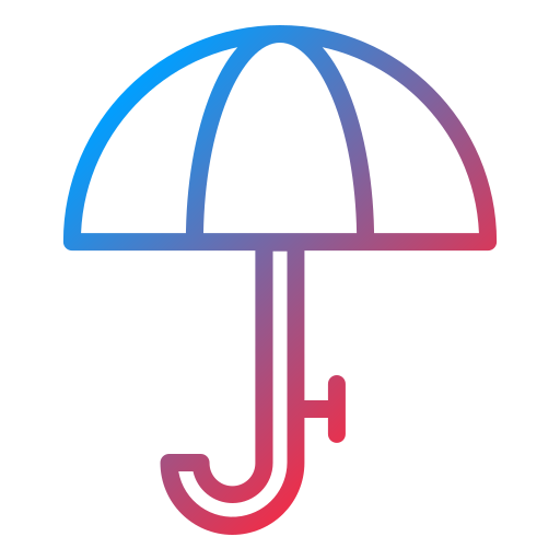 Umbrella Generic Gradient icon