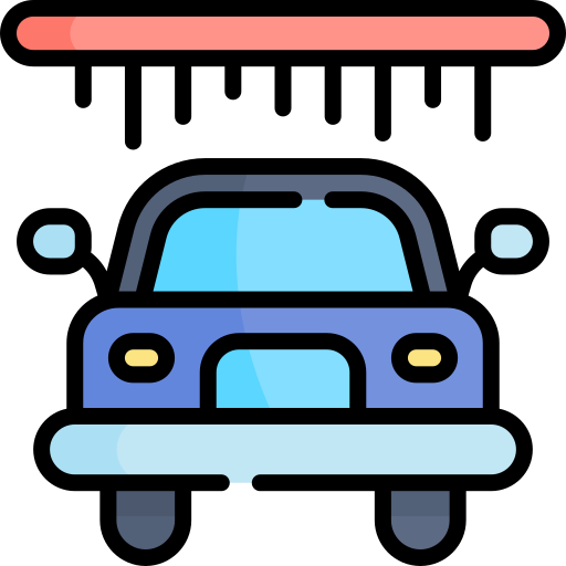 autowäsche Kawaii Lineal color icon