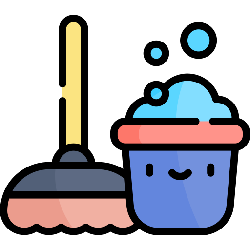 Cleaning Kawaii Lineal color icon