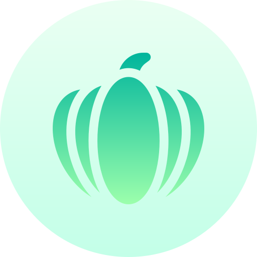 Acorn squash Basic Gradient Circular icon