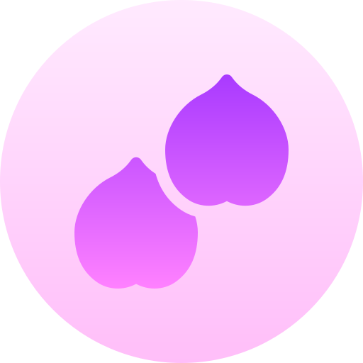 ヒヨコマメ Basic Gradient Circular icon