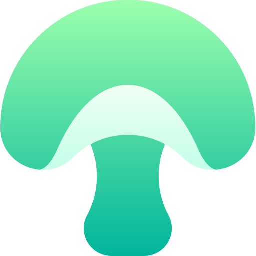 Mushroom Basic Gradient Gradient icon