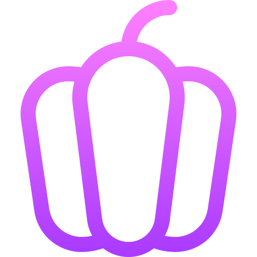 ピーマン Basic Gradient Lineal color icon