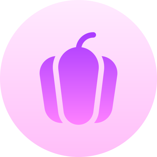 Bell Pepper Basic Gradient Circular icon